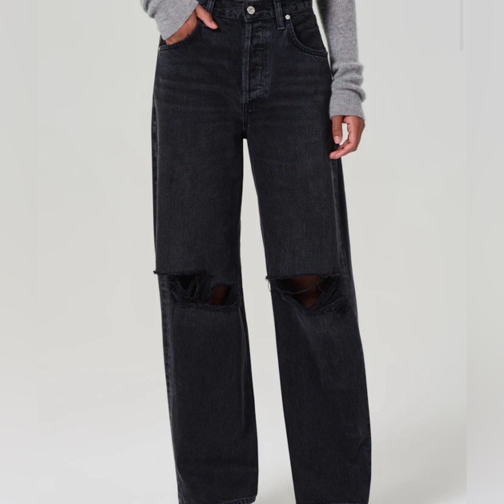 Citizens Of Humanity Charcoal Distressed Men Jeans